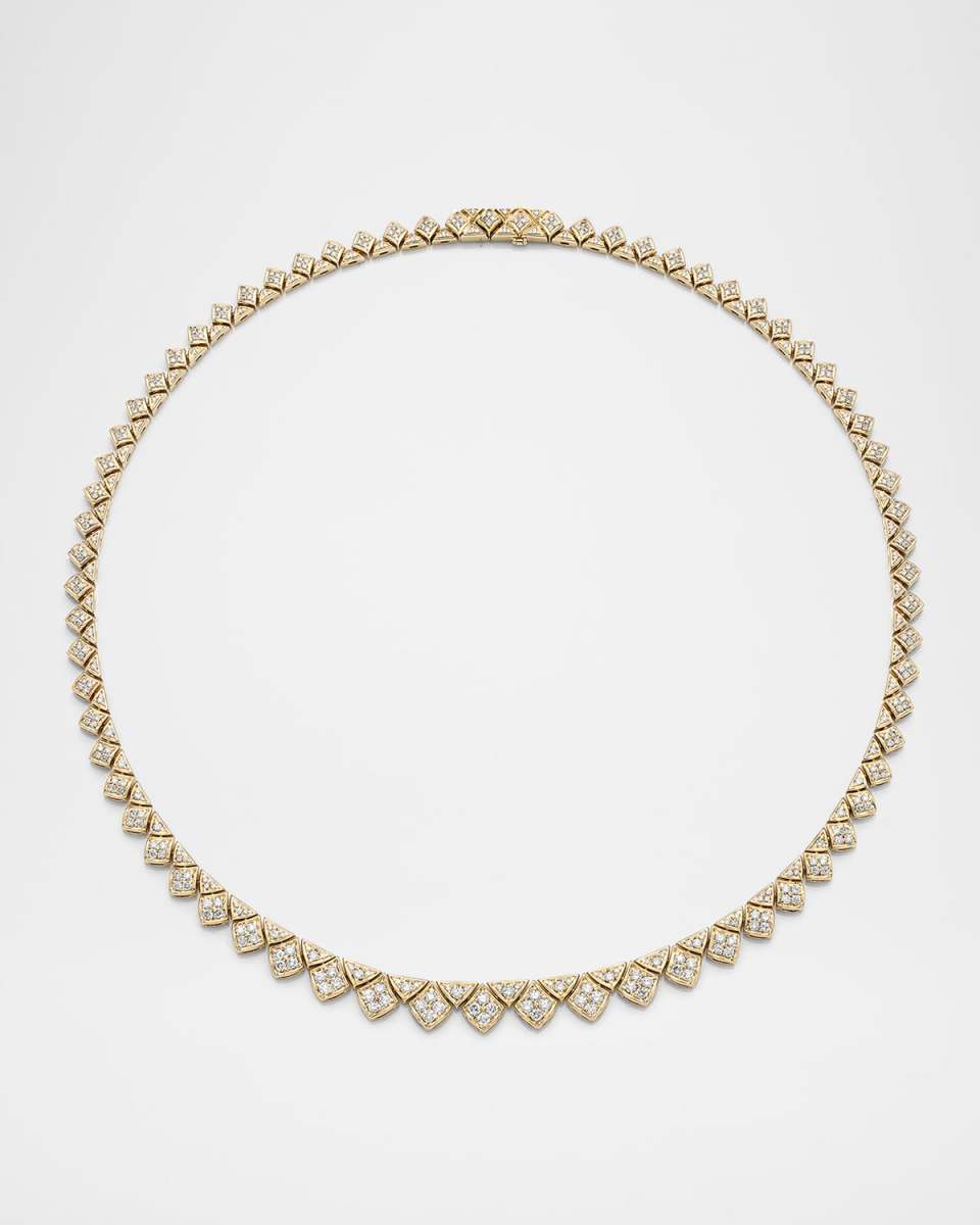 18k Fluidity High Jewelry Diamond Necklace